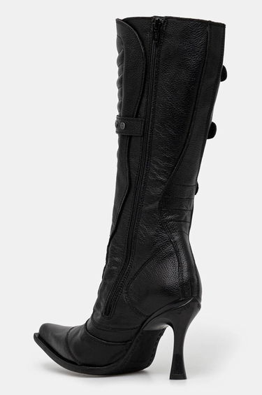 Sneakers och skor VETEMENTS Biker Boots With Buckles Svart | WA66BO110B, 2