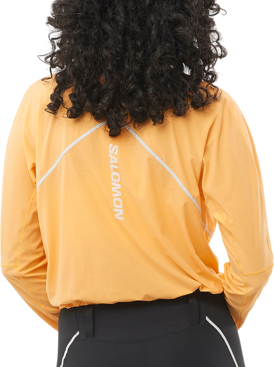 Sweatshirt Salomon Sense Aero Hybrid Cropped HZ HD Women's Running Pullover Gul | lc2471-0, 1
