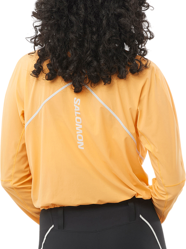 Sweatshirt Salomon Sense Aero Hybrid Cropped HZ HD Women's Running Pullover Gul | lc2471-0, 1