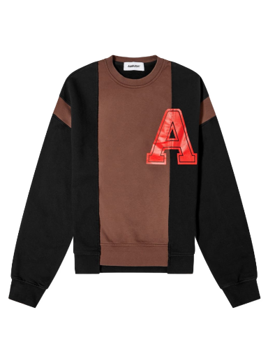Sweater Ambush Varsity Crewneck Svart | BWBA016F22FLE0011025