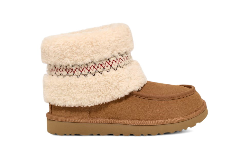 Sneakers och skor UGG Mini Heritage Braid "Chestnut" W Brun | 1148930-CHE, 0