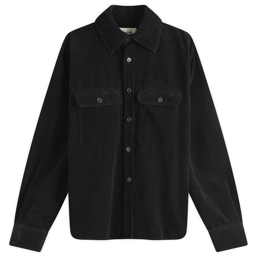 Skjorta Saint Laurent Corduroy Overshirt Svart | 795555-Y34SA-1441