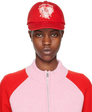 Keps We11done Character Print Baseball Cap Röd | WD-AH0-24-402-U-RD, 0