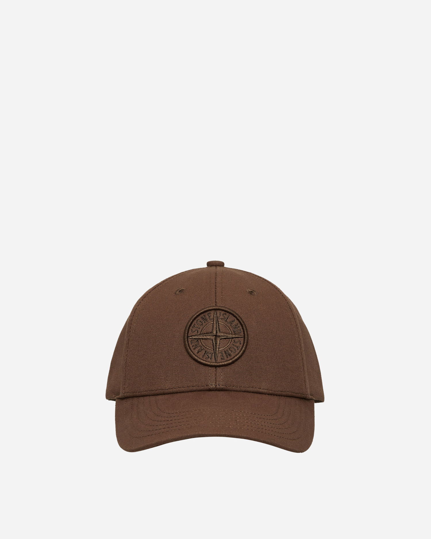 Keps Stone Island Logo Cap "Military" Brun | 801599661 V0054, 1
