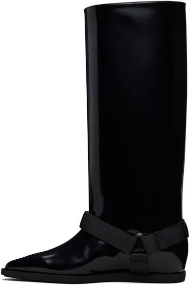 Sneakers och skor sacai sacai Belted Tall Boots Svart | 25-08249, 2
