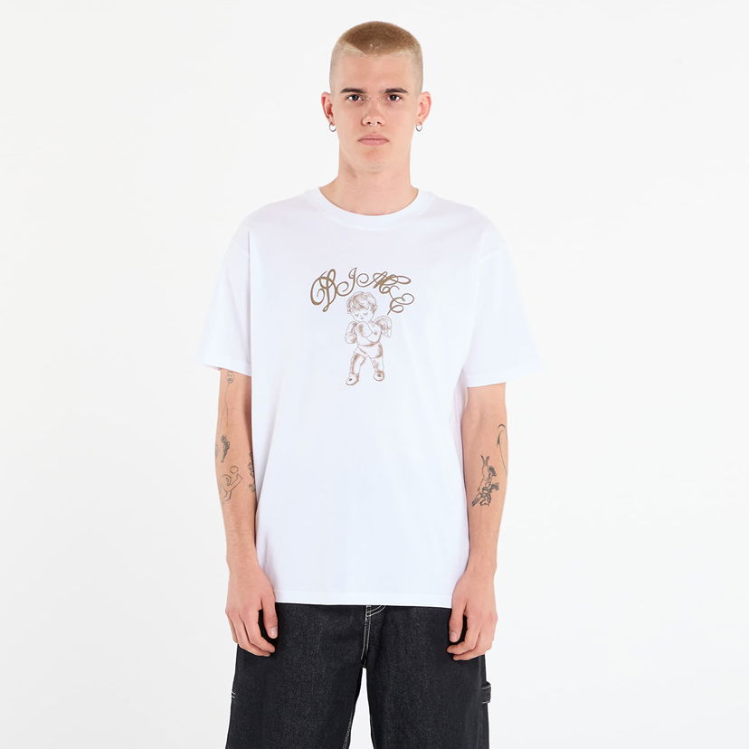 T-shirt Dime DIME Fighter Tee Vit | DIMESU2557WHT