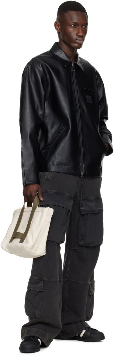 Tygpåse Comme des Garçons Comme des Garçons Shirt Canvas Tote Bag with Shoulder Strap Beige | FO-K202-051, 3