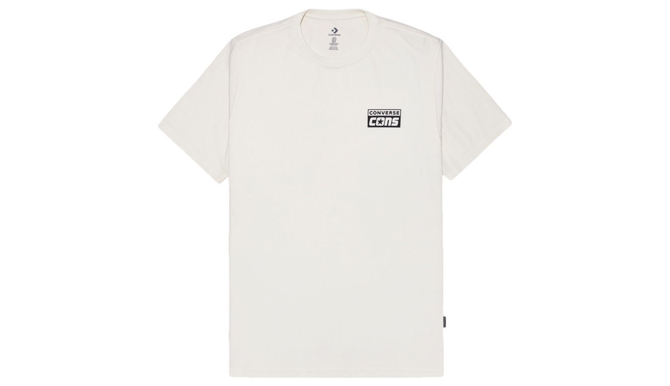 T-shirt Converse Cons Short Sleeve T-Shirt Vit | 10021134-A05, 1