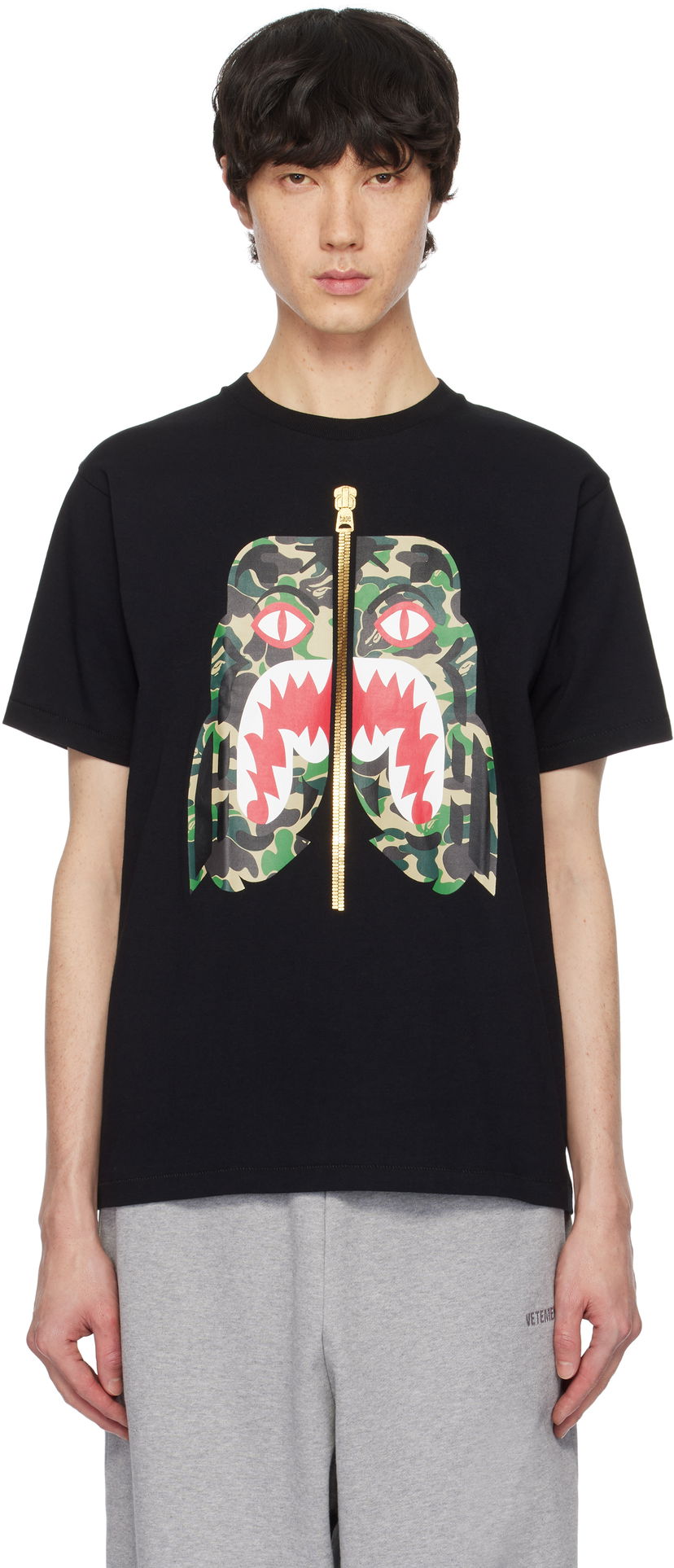 T-shirt BAPE Camo Tiger Graphic T-Shirt Svart | 001TEK801008M