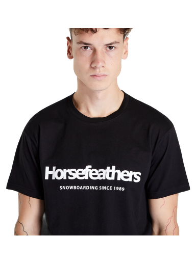 T-shirt Horsefeathers Quarter T-Shirt Svart | SM856T