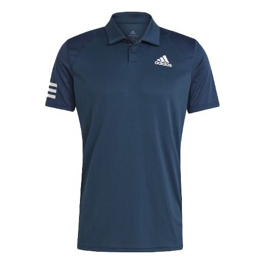Polotröja adidas Originals Club 3-Stripes Tennis Polo Shirt Blå | GL5458