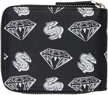Plånbok BILLIONAIRE BOYS CLUB Billionaire Boys Club Diamonds & Dollars Zip Wallet Svart | B25177, 1