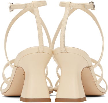 Tillbehör Aeyde Aeyde Edda Leather Heeled Sandals Beige | A11-HS-HLMS75CH152-SS25-100-007, 1