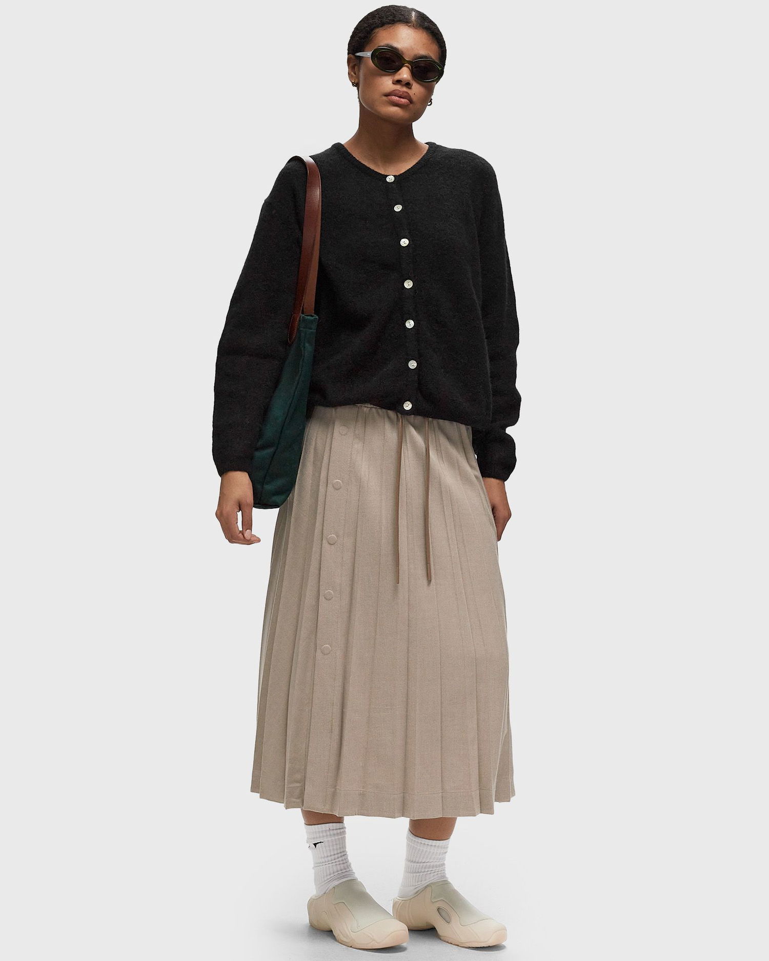 Sweater American Vintage VITOW VEST Pullovers Svart | VITO19EH24-NOIR, 1