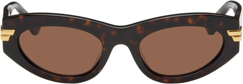 Solglasögon Bottega Veneta Cat-Eye Sunglasses Brun | BV1189S-002