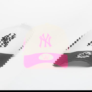 Keps New Era New Era A-Frame MLB Patch New York Yankees Adjustable Cap Beige | 60595241, 0