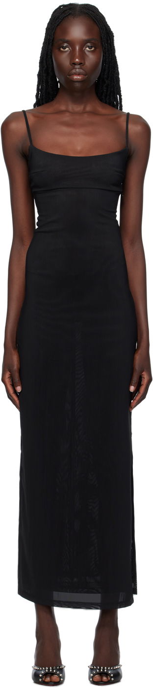 Klä Miaou Miaou Thais Maxi Dress Svart | 5019PM3BLK