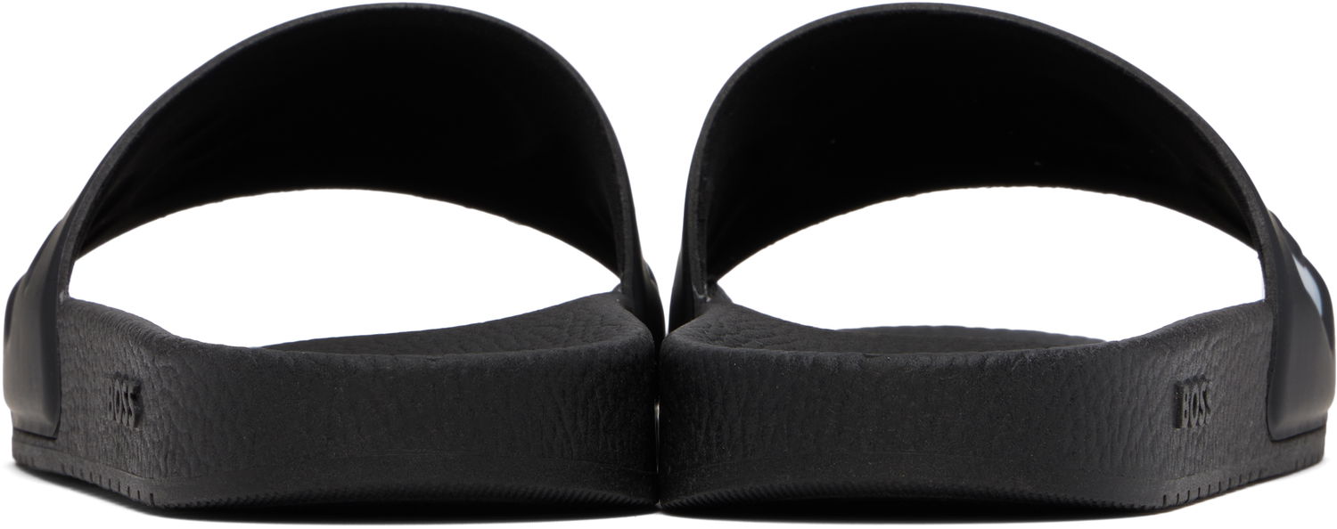 Sneakers och skor BOSS Large Logo Detail Pool Slides Svart | 50536835, 1