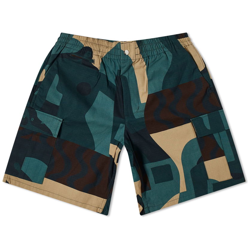 Shorts By Parra Parra Distorted Camo Shorts, Size Large Grön | 51242