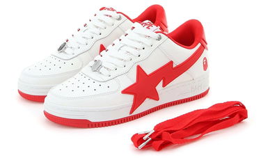 Sneakers och skor BAPE Bape Sta OS #2 White/Red Vit | 1K20-191-314-RED, 5