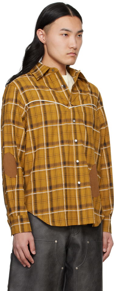 Skjorta Andersson Bell Andersson Bell Noah Patch Check Shirt Röd | atb1238m, 4
