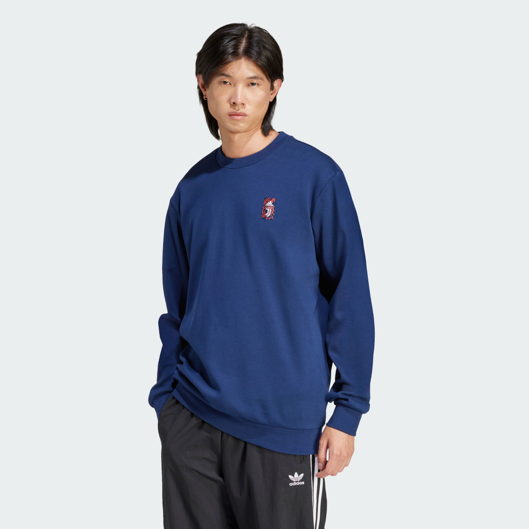 Sweatshirt adidas Performance Juventus Cultural Story Crew Sweat Mörkblå | IM9867, 0