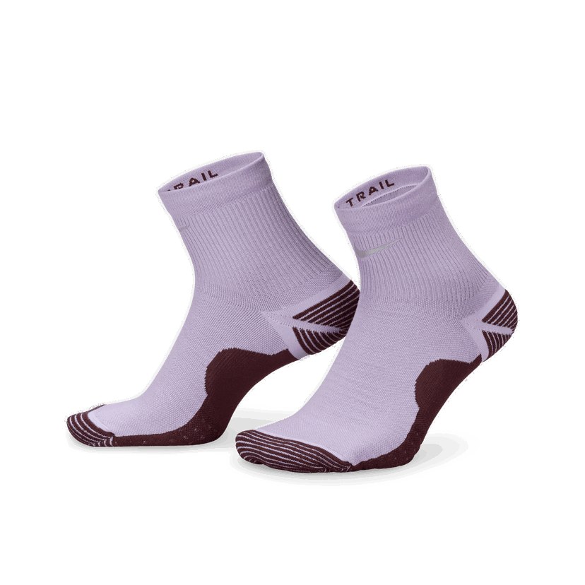 Strumpor Nike Trail Running Ankle Socks Purpur | HF7155-500
