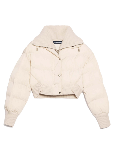 Jacka Jacquemus La Doudoune Caraco Jacket Beige | 233CO042-1320-110
