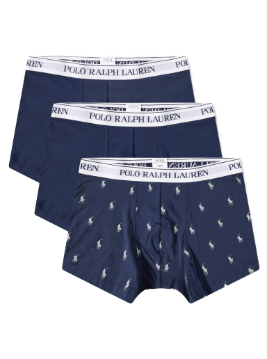 Boxare Polo by Ralph Lauren Classic Trunk - 3 Pack Mörkblå | 714830299058