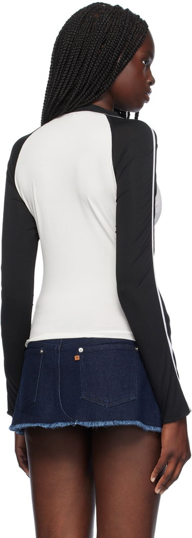 T-shirt Miaou Miaou Madeline Long Sleeve T-Shirt Vit | 7126TJBBLK, 2