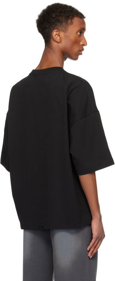 T-shirt We11done We11done Letter Logo T-Shirt Svart | WD-TT3-24-744-U-BK, 2