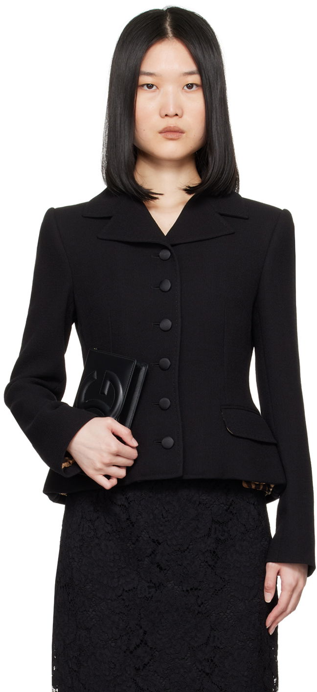 Plånbok Dolce & Gabbana Padded  Jacket Svart | F26AJT GDCL2