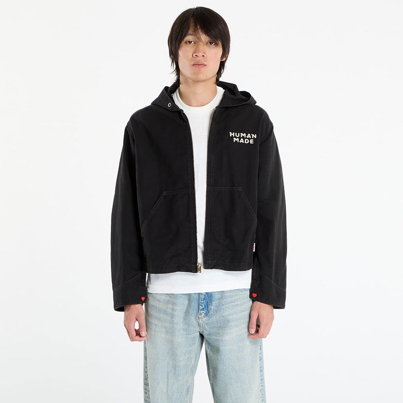 Jacka Human Made HUMAN MADE Hooded Jacket Svart | HM30JK033BK