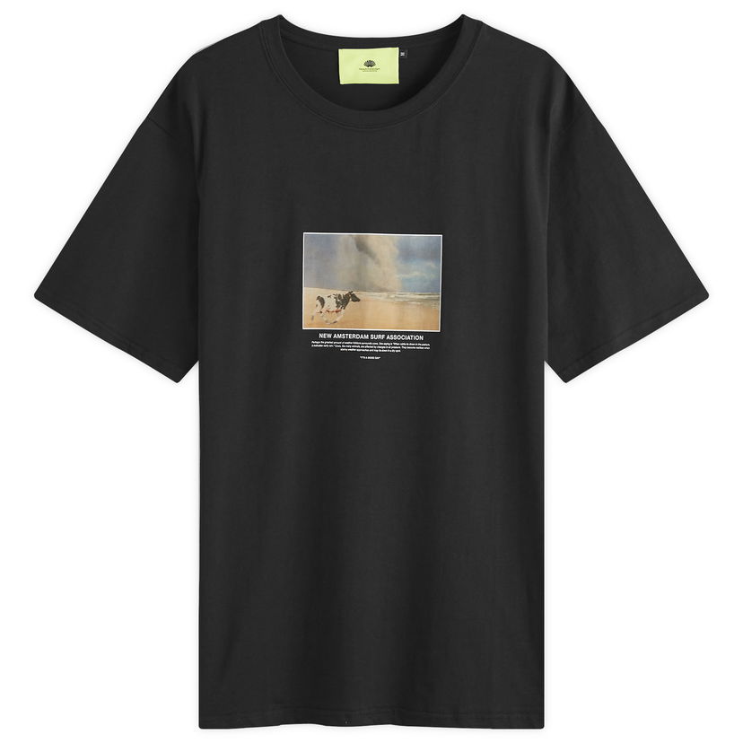 T-shirt New Amsterdam Surf Association New Amsterdam Cow T-Shirt Svart | 2402139001