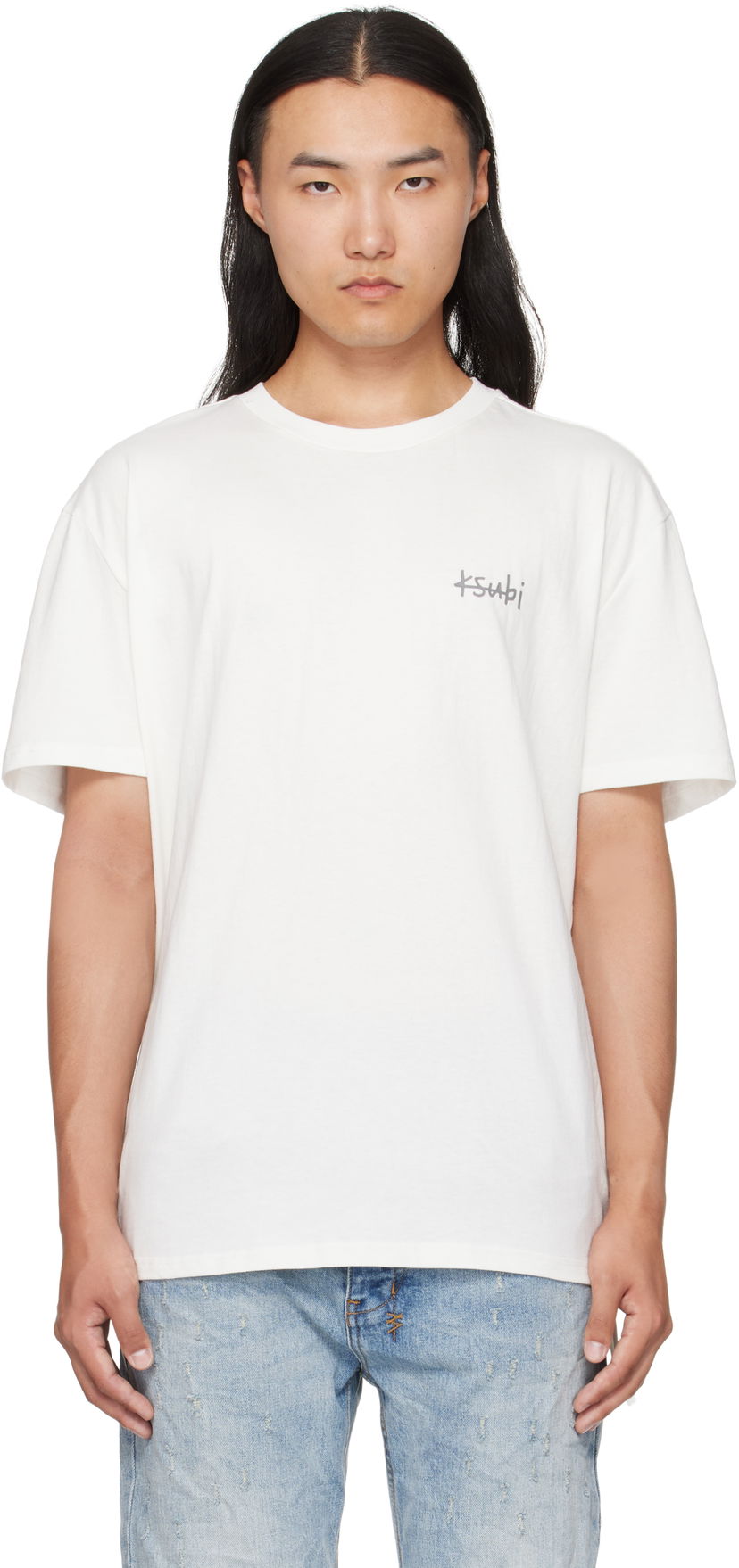 T-shirt Ksubi Ksubi All Day Biggie T-Shirt Vit | MFA25TE003