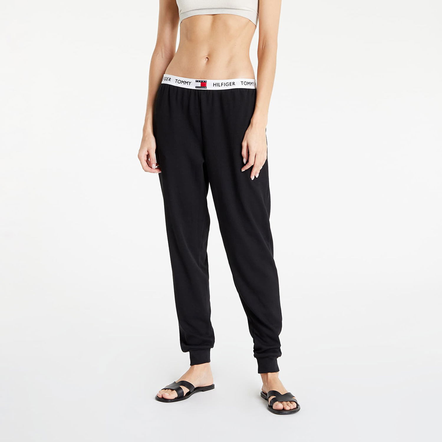 Träningsbyxor Tommy Hilfiger 85 Pants LWK Svart | UW0UW02274 BDS, 0