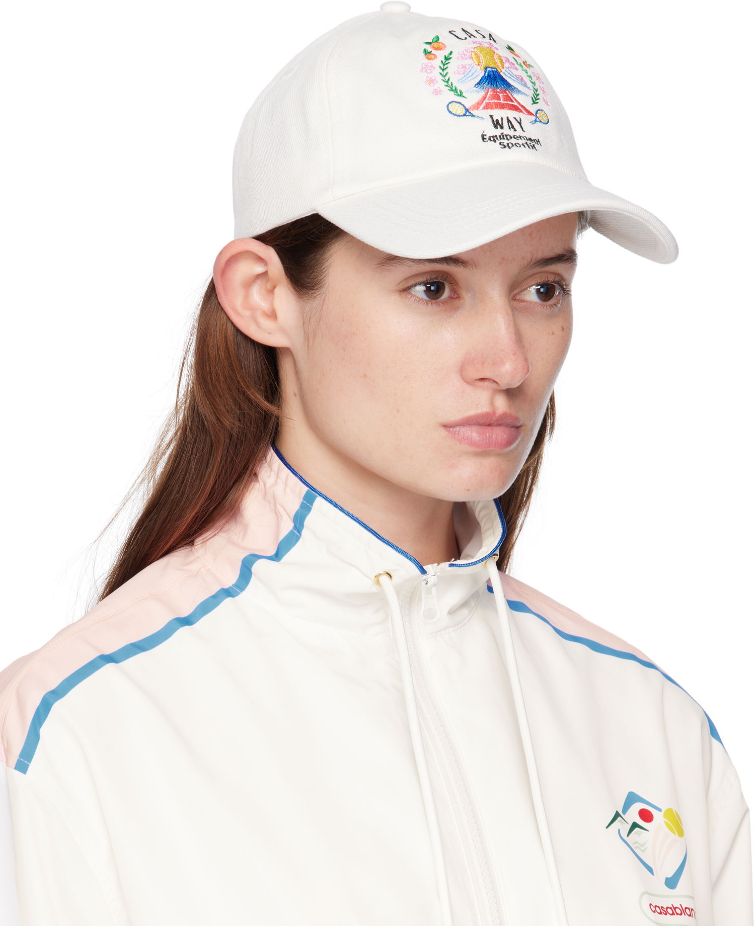 Keps Casablanca Casablanca 'Casa Way' Mountain Baseball Cap Vit | APF25-HAT-002-04, 1