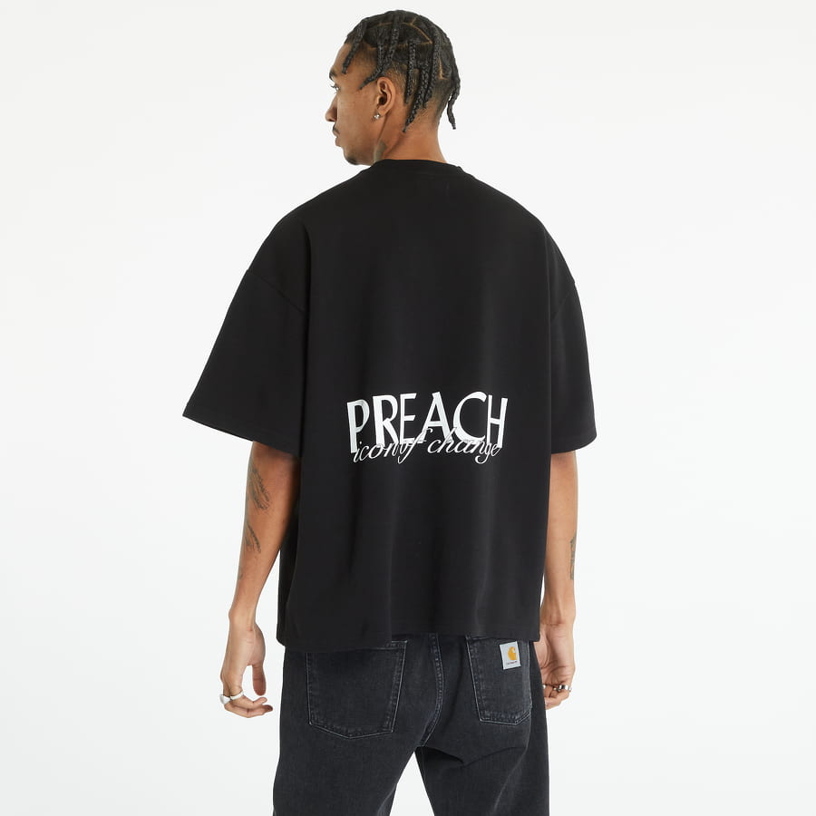 T-shirt PREACH Tee Svart | 206312.NOS, 1