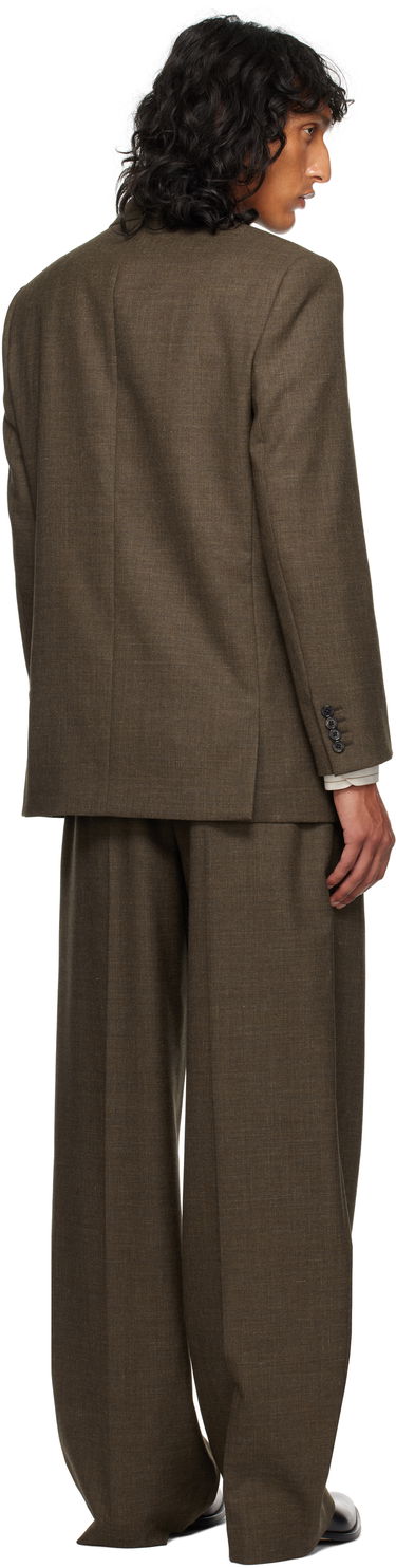Jacka The Row The Row Toyo Double-Breasted Blazer Brun | 832-W3465, 2