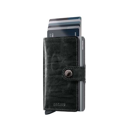 Plånbok Secrid Miniwallet - Dutch Martin - Grey Svart | MDM-Grey