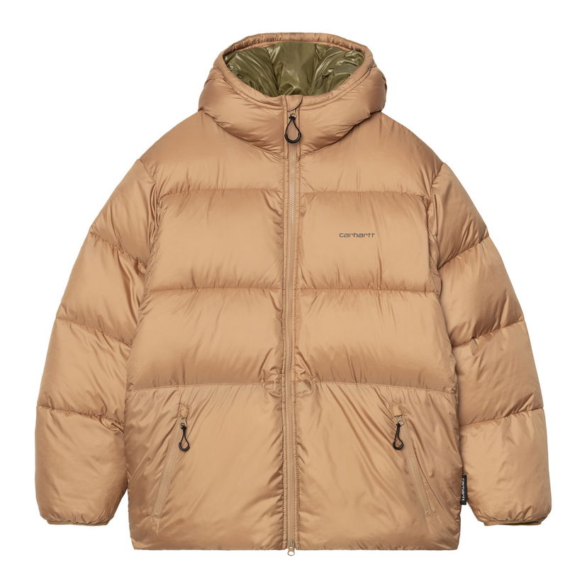 Pufferjacka Carhartt WIP Hooded Puffer Jacket Brun | I033920_9