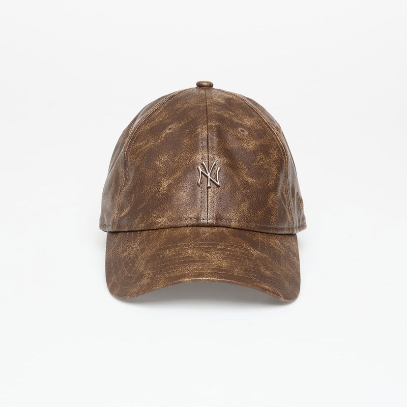 Keps New Era New York Yankees MLB Worn PU 9TWENTY Adjustable Cap Brun | 60758952