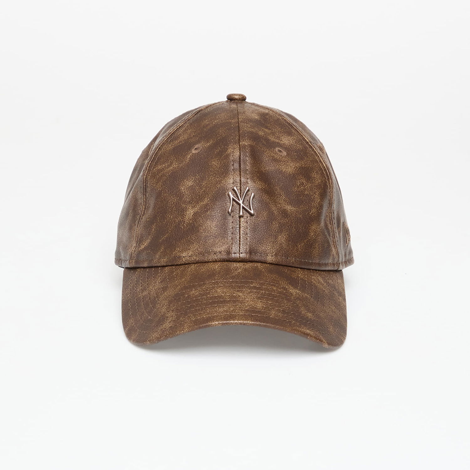 Keps New Era New York Yankees MLB Worn PU 9TWENTY Adjustable Cap Brun | 60758952, 0