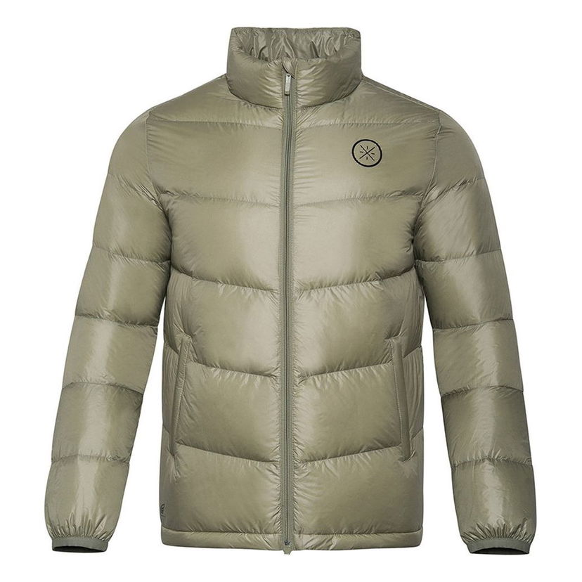 Pufferjacka Li-Ning Wade Series Lifestyle Down Jacket Grön | AYMR127-5