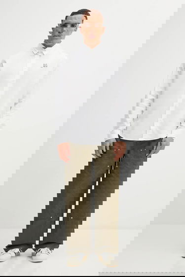 Skjorta MAISON KITSUNÉ Bold Fox Head Shirt Vit | MM00412WC0026P100, 3