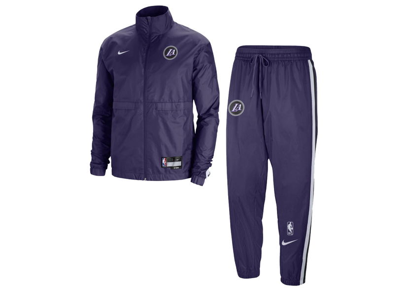 Träningsoverall Nike NBA Los Angeles Lakers Courtside City Edition Tracksuit Midnight Blue Purpur | DN4722-535