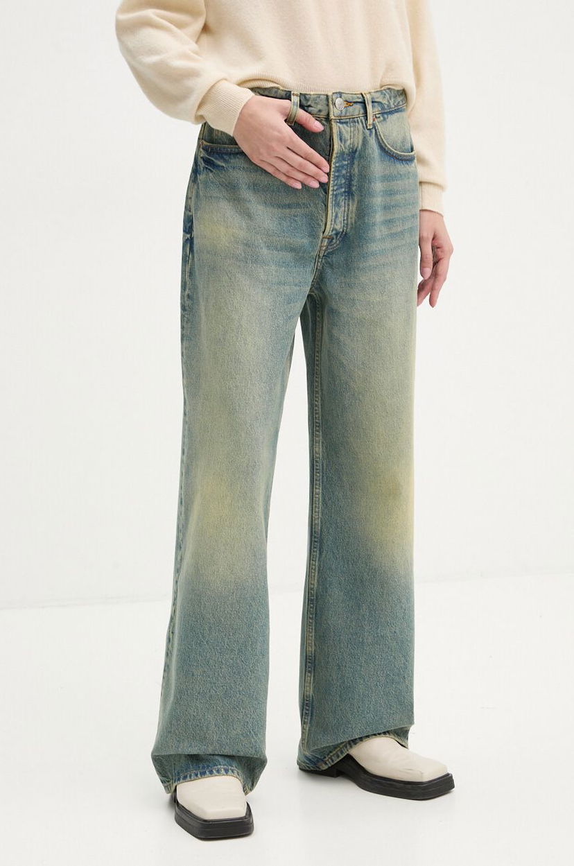 Jeans Samsoe Samsoe SHELLY High Waisted Jeans Blå | F24300133