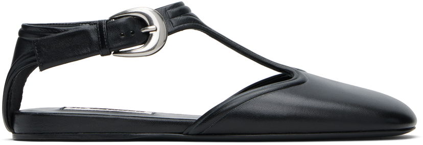 Sneakers och skor Jil Sander Jil Sander Mary Jane Ballerina Flats Svart | J16WP0131_P8226
