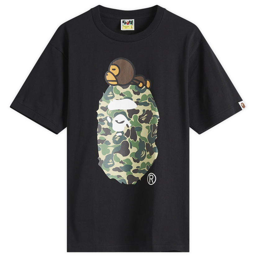 T-shirt BAPE A Bathing Ape ABC Camoilo On Big Ape T-Shirt Svart | 002TEL301002M-BGN