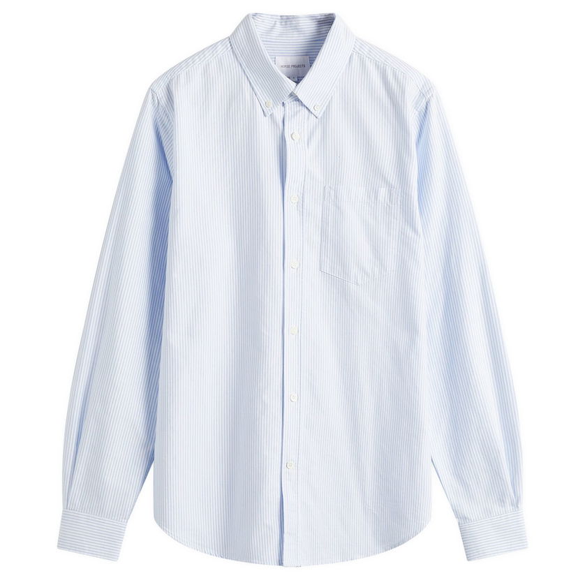 Skjorta NORSE PROJECTS Standard Oxford Shirt Blå | N40-0805-7110